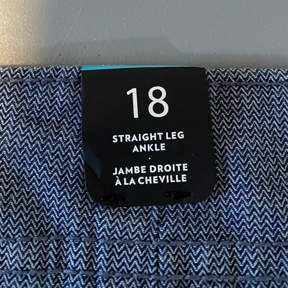 NWT Reitmans Sz 18 Tall Straight Leg Ankle Pants #176 - Picture 8 of 11